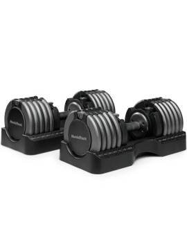 Conjunto de Dois Halteres Ajustáveis de 25 kg