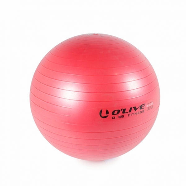 BOLA DE FITNESS O'LIVE - ø 65 cm Vermelho
