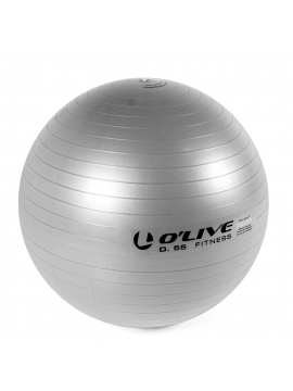 BOLA DE FITNESS O'LIVE - ø 55 cm Cinzento