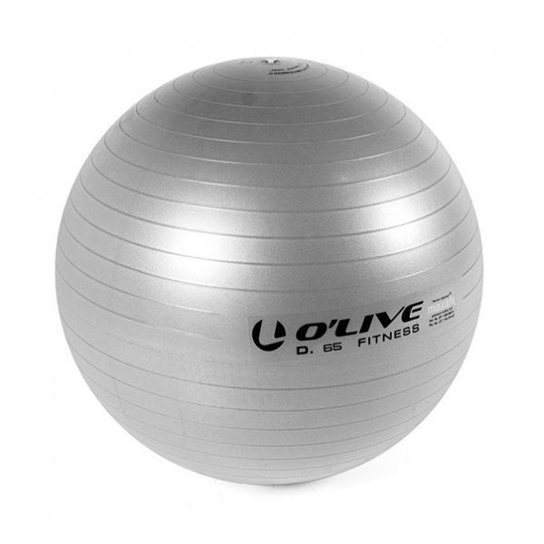 BOLA DE FITNESS O'LIVE - ø 65 cm Cinzento