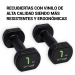 Halteres de borracha O'Live - 1 kg (Par)