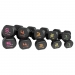 Halteres de borracha O'Live - 3 kg (Par)
