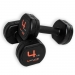 Halteres de borracha O'Live - 4 kg (Par)