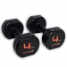Halteres de borracha O'Live - 4 kg (Par)
