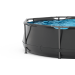 Piscina redonda VirtuFit - Ø305 x 76 cm - Antracite - Inclui bomba de filtragem