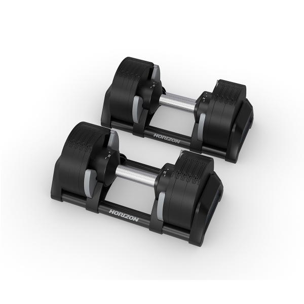 Adjustable Dumbbells 2 to 20kg (1 pair) - Horizon Fitness