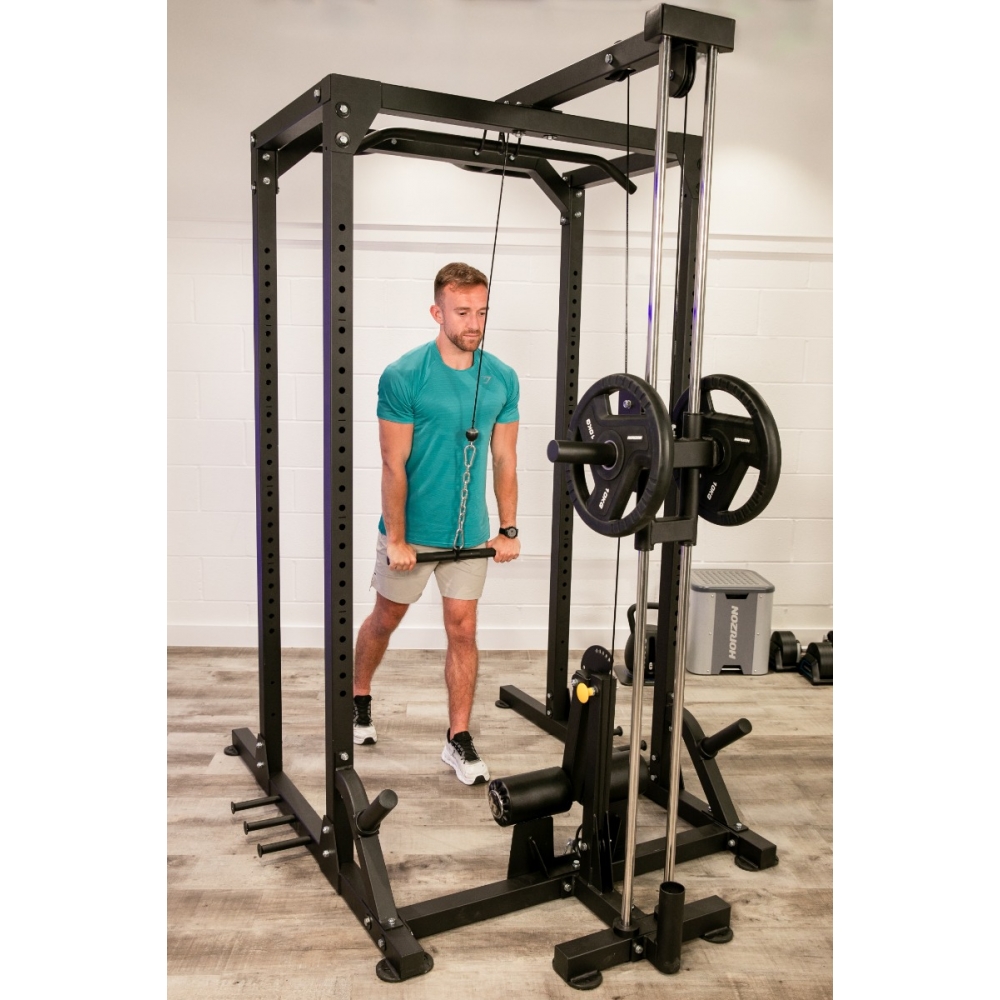 Hpr Rack HPR70 Power Rack with Integrated Pulley System - Horizon Fitness ...