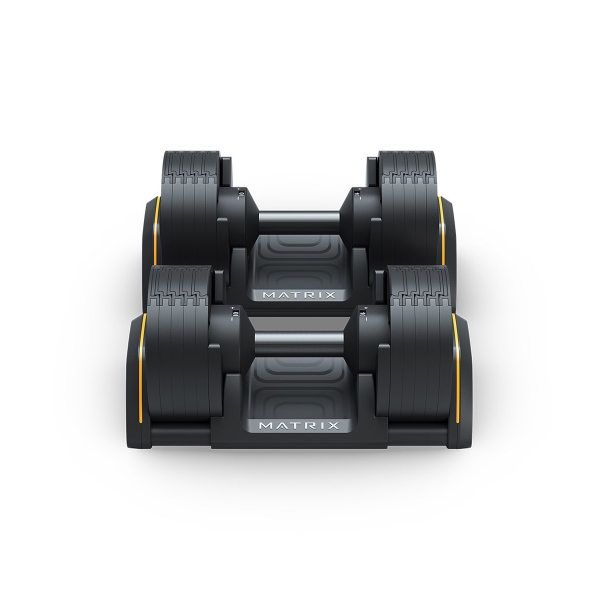 Adjustable Dumbbells - Matrix Fitness Set of 2 (2–20 kg) (1 pair)
