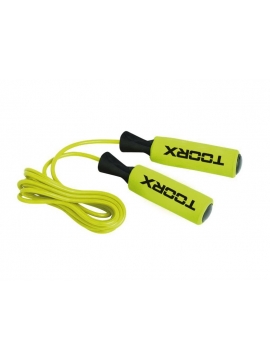 Corda de saltar em PVC com pegas almofadadas Toorx