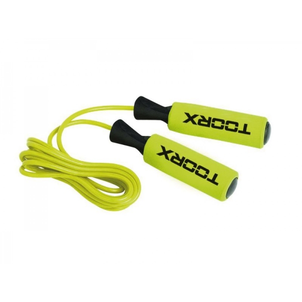 Corda de saltar em PVC com pegas almofadadas Toorx