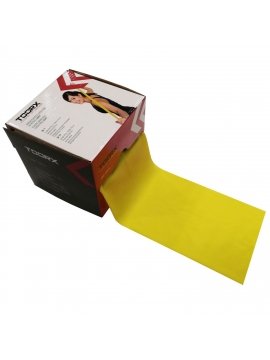 Latex-free elastic band on Torrx roll (Light Resistance - Yellow)