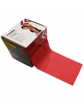 Latex-free elastic band on Torrx roll (Light Resistance - Color Red)