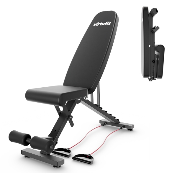 Banco dobrável e ajustável VirtuFit FB100