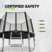 Trampolim VirtuFit com rede de segurança - 251 cm Trampolim VirtuFit com rede de segurança - 251 cm