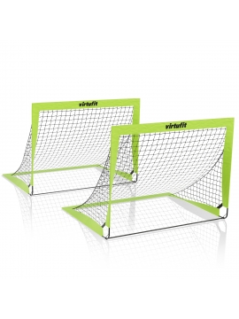 Conjunto de baliza de futebol dobrável VirtuFit - 120 x 90 cm