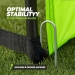 Conjunto de baliza de futebol dobrável VirtuFit - 120 x 90 cm