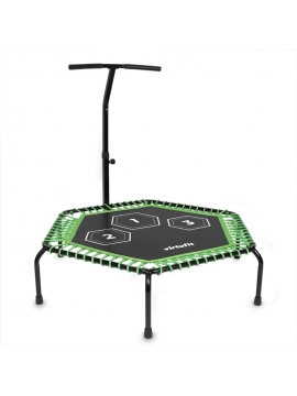 Trampolim de fitness VirtuFit Pro com pega