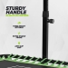 Trampolim de fitness VirtuFit Pro com pega