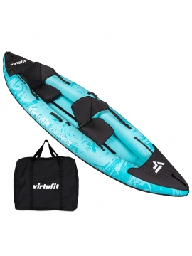 VirtuFit Kayak 335 - Turquesa - Com bancos de caiaque e saco de transporte
