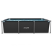 Piscina retangular VirtuFit - 260 x 180 x 66 cm - Antracite - Inclui bomba de filtragem