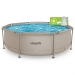Piscina redonda VirtuFit - Ø244 x 76 cm - Bege - Inclui bomba de filtragem