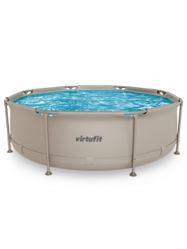 Piscina redonda VirtuFit - Ø244 x 76 cm - Bege