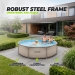 Piscina redonda VirtuFit - Ø244 x 76 cm - Bege Piscina redonda VirtuFit - Ø244 x 76 cm - Bege