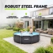 Piscina redonda VirtuFit - Ø244 x 76 cm - Antracite