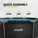 Piscina redonda VirtuFit - Ø244 x 76 cm - Antracite