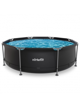 Piscina redonda VirtuFit - Ø244 x 76 cm - Antracite