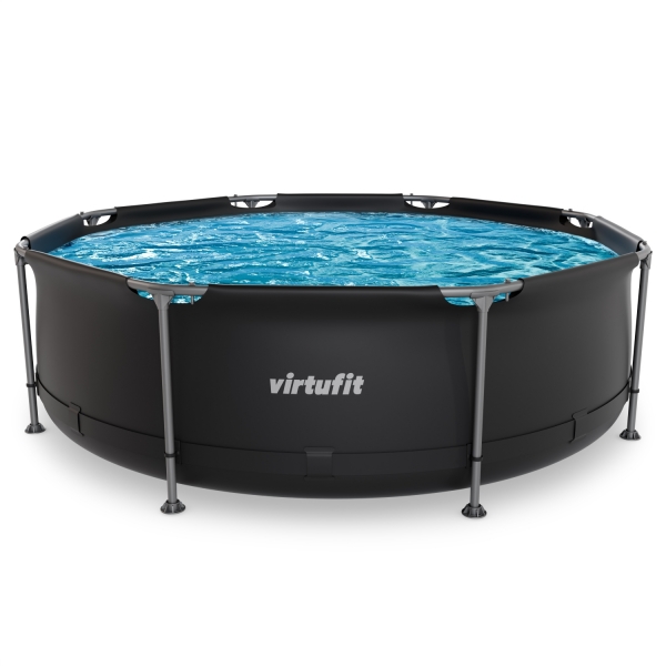 Piscina redonda VirtuFit - Ø244 x 76 cm - Antracite