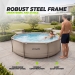 Piscina redonda VirtuFit - Ø305 x 76 cm - Bege - Inclui bomba de filtragem Piscina redonda VirtuFit - Ø305 x 76 cm - Bege - Inclui bomba de filtragem