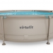 Piscina redonda VirtuFit - Ø305 x 76 cm - Bege