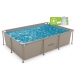 Piscina retangular VirtuFit - 260 x 180 x 66 cm - Bege - Inclui bomba de filtragem Piscina retangular VirtuFit - 260 x 180 x 66 cm - Bege - Inclui bomba de filtragem