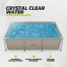 Piscina retangular VirtuFit - 260 x 180 x 66 cm - Bege - Inclui bomba de filtragem Piscina retangular VirtuFit - 260 x 180 x 66 cm - Bege - Inclui bomba de filtragem