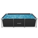 Piscina retangular VirtuFit - 260 x 180 x 66 cm - Antracite