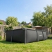 Piscina retangular VirtuFit - 260 x 180 x 66 cm - Antracite