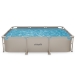 Piscina retangular VirtuFit - Bege - 300 x 210 x 66 cm - Inclui bomba de filtragem