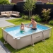 Piscina retangular VirtuFit - Bege - 300 x 210 x 66 cm - Inclui bomba de filtragem
