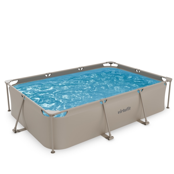 Piscina retangular VirtuFit - 300 x 210 x 66 cm - Bege