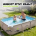 Piscina retangular VirtuFit - 300 x 210 x 66 cm - Bege Piscina retangular VirtuFit - 300 x 210 x 66 cm - Bege