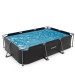 Piscina retangular VirtuFit - 300 x 210 x 66 cm - Antracite
