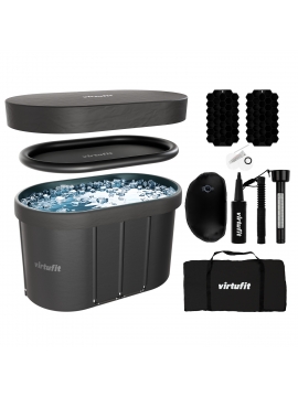 Banheira de gelo oval VirtuFit - Antracite - 500 litros