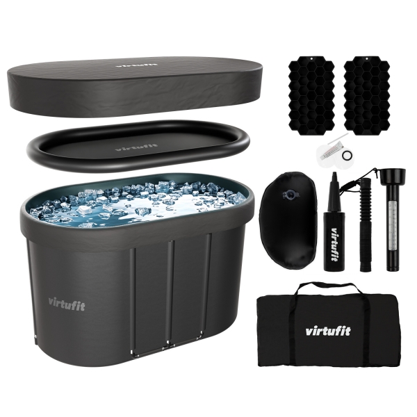 Banheira de gelo oval VirtuFit - Antracite - 500 litros
