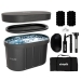 Banheira de gelo oval VirtuFit - Antracite - 500 litros