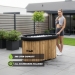 Banheira de gelo oval VirtuFit - Aspecto de madeira - 500 litros