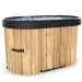 Banheira de gelo oval VirtuFit - Aspecto de madeira - 500 litros